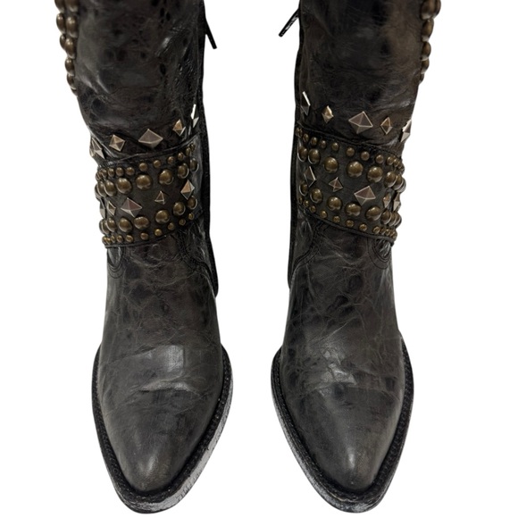 Like New Old Gringo Belinda 18” Boots in Black Size 5 - Picture 10 of 14